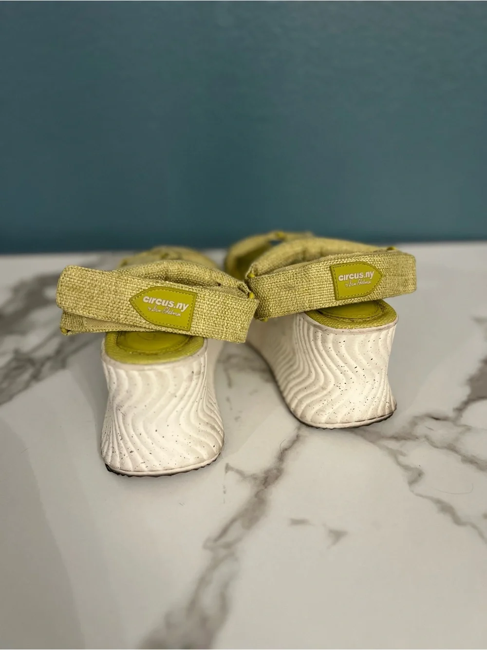 Circus by Sam Edelman Lime Green Platform Sandals